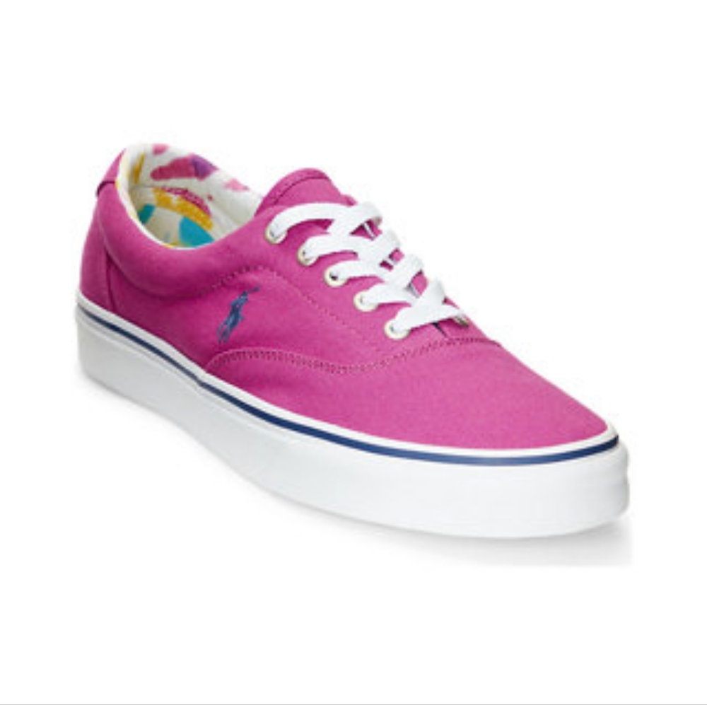 Polo Ralph Lauren Keaton Canvas Sneakers Size 8
